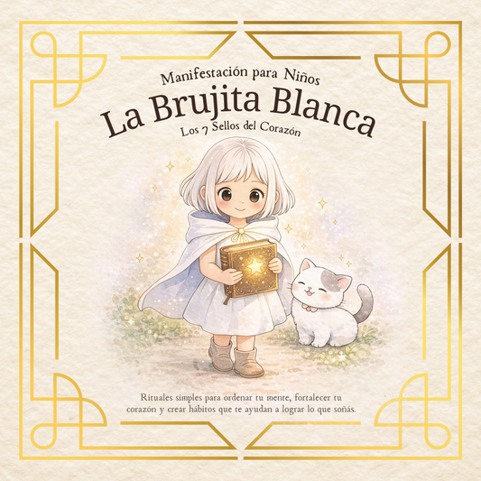 📖 La Brujita Blanca y los Sellos del Corazón ♥️ - MANIFESTACIÓN PARA NIÑOS + 🎁 3 BONOS DE REGALO